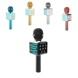 Roveli - Microfon wireless karaoke DS868, BT, difuzor 5W, EQ, USB/TF-