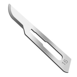 Lame bisturiu otel-carbon nr.15 - - Roveli