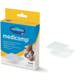 Comprese sterile moi si flexibile Medicomp, Marime (217): 10x10cm - - Roveli