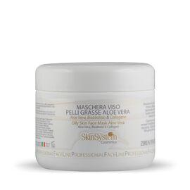 Masca faciala pentru ten gras cu Aloe Vera, Bisabolol, Colagen, Oxid de Zinc 250ml - - Roveli