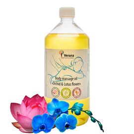 Ulei de masaj corporal Orhidee si floarea de lotus - - Roveli