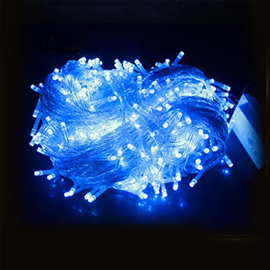 Instalatie tip turturi, 7 m, alb sau albastru - - Roveli