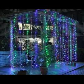 Instalatie perdea, 9x1m, 384LED, multicolor - - Roveli