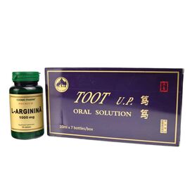 Pachet Toot Up Capac Auriu 7 fiole + L-Arginina 1000mg 30tb - - Roveli