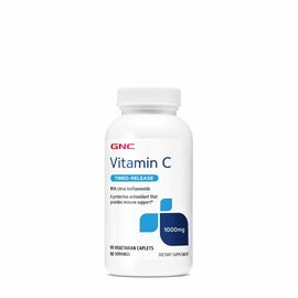 Vitamina C 1000 mg cu Bioflavonoide si Eliberare Prelungita, 90 tablete, GNC - - Roveli