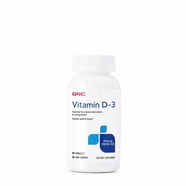 Vitamina D-3, 25 mcg (1000 IU), 180 tablete, GNC - - Roveli