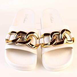 Papuci de dama usori si comozi 2188-2-WHITE, Marime (12): 41* - - Roveli