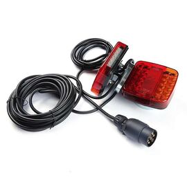 Set stopuri LED magnetice remorca, priza si cablu 7.5m - - Roveli