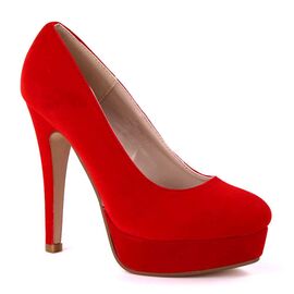 Roveli - Pantofi de dama eleganti , cu platforma SH396-RED, Culoare (12): Rosu, Marime (12): 35*-