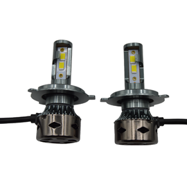 Set 2 becuri auto H4, 200W, 24LED, 30000 lumeni, canbus, D8 - - Roveli