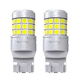 Set 2 becuri auto LED 42SMD T20, 120W/set, 12/24V, 6000K, lupa - - Roveli
