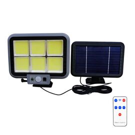Lampa LED cu panou solar, 294 COB, telecomanda, 30W - - Roveli