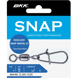 Agrafa Duolock cu vartej BKK SNAP-51 (5buc/plic), Varianta (50): Agrafa Duolock cu vartej SNAP-51 (5buc/plic) Nr.0/22kg - - Roveli