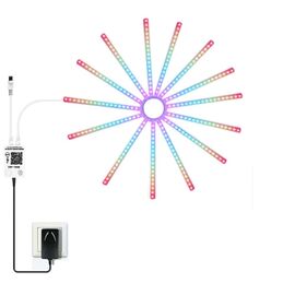 Banda lumini LED RGB artificii, Smart, BT, USB - - Roveli