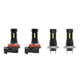 Set 2 Becuri auto LED H7/H11, 160W/set, 6000K, 15LED - - Roveli