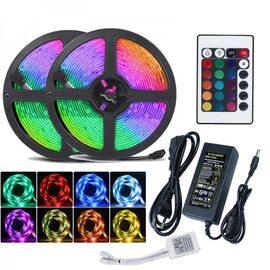 Banda LED RGB, 10 m, telecomanda, 2835 SMD - - Roveli