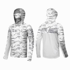 Bluza UV Relax Lures Mash Camo Fish, Varianta (50): Bluza UV Relax Lures Mash Camo Fish M - - Roveli