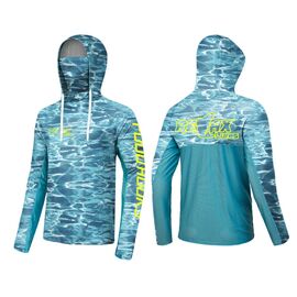 Bluza UV Relax Lures Mash Wave Blue, Varianta (50): Bluza UV Relax Lures Mash Wave Blue S - - Roveli