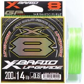 Fir textil YGK X-Braid Upgrade X8 PE 200m #0.6 14lb - - Roveli