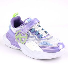 Roveli - Sneakers confortabil, pentru copii, cu talpa voluminoasa  A525-PURPLE, Culoare (12): Alb, Mov, Bleu, Marime (12): 32-