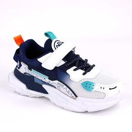 Roveli - Sneakers confortabil, pentru copii, cu talpa voluminoasa  A526-BLUE, Culoare (12): Alb, Bleumarin, Marime (12): 32-