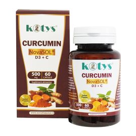 Curcumin NovaSOL D3 + C 500 mg 60 capsule Kotys - - Roveli