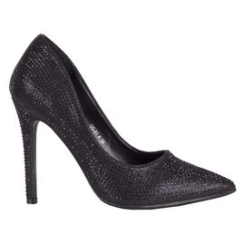 Roveli - Pantofi de dama accesorizati cu strasuri negre OD-81-N, Culoare (12): Negru, Marime (12): 40-