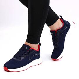 Sneakers de dama cu talpa din spuma , usori si comozi 605-NAVY, Culoare (12): Alb, Bleumarin, Marime (12): 36** - - Roveli