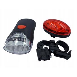 Set lumini bicicleta C54, fata si spate, LED - - Roveli