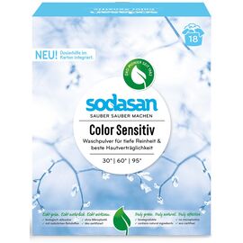 Detergent pudra pentru rufe colorate sensitiv  1kg Sodasan - - Roveli