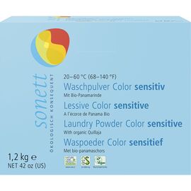 Detergent pudra pentru rufe colorate sensitiv  1.2kg Sonett - - Roveli