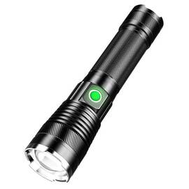 Lanterna LED reincarcabila USB din aliaj de aluminiu : Culoare - negru, Culoare (tm): negru - - Roveli