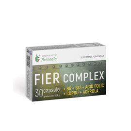 Fier Complex 30 capsule Laboratoarele Remedia - - Roveli