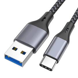 Cablu de date/incarcare QHD715, USB, tip C, 1m - - Roveli