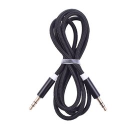 Cablu audio auxiliar QT200, 1m, 3.5mm - - Roveli