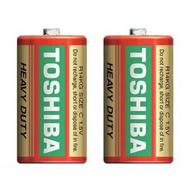Set 2 baterii tip R14, dimensiunea C, 1.5V - - Roveli