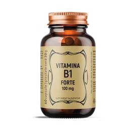Vitamina B1 Forte 100 mg 60 capsule Laboratoarele Remedia - - Roveli