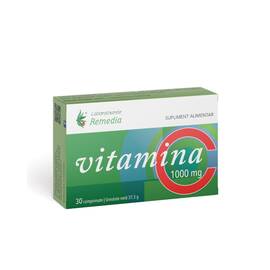 Vitamina C 1000 mg 30 comprimate Laboratoarele Remedia - - Roveli