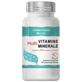 MultiVITAMINE si MultiMINERALE 90 comprimate CosmoPharm - - Roveli