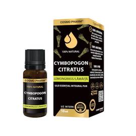 ULEI ESENȚIAL INTEGRAL 100% NATURAL de LEMONGRASS - Cymbopogon citratus 10 ml CosmoPharm - - Roveli