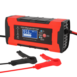 Redresor auto inteligent DP672, 12V/24V, 10A, display LCD - - Roveli