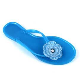 ​Papuci de dama, flip-flops din cauciuc 2135-BLUE, Culoare (12): Bleu, Marime (12): 39 - - Roveli