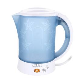 Cana electrica fierbator GALLET BOU518, 0,6 L, 650 W, alb cu albastru - - Roveli