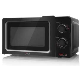 Cuptor cu microunde Gallet FMOM 205B negru, 700 W, 20 litri, 6 niveluri de putere, timer - - Roveli