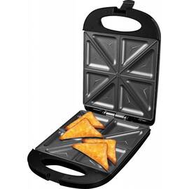 Sandwich maker XXL ECG S 4232 Family Black, 1200 W, 8 sandvisuri triunghiulare simultan - - Roveli