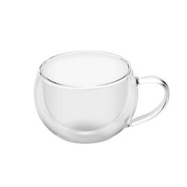 Set 2 cesti pentru espresso lung ETA 5180 91010, 160 ml, pereti dubli din sticla borosilicata - - Roveli
