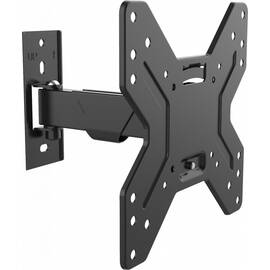 Suport TV de perete ECG LD 174202, 17"- 42" (43 - 106 cm), rotire 90°, inclinare 2°-15°, 25 kg, VESA - - Roveli