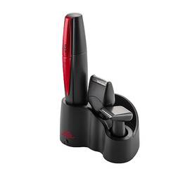 Trimmer pentru indepartarea parului nedorit din nas si urechi ETA Luis 4341 90000, 3 capete, lame din otel inoxidabil - - Roveli
