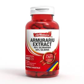 Armurariu Extract 80% Silimarina 50% Silibina 60 capsule AdNatura - - Roveli
