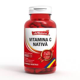 Vitamina C Nativă 60 capsule AdNatura - - Roveli